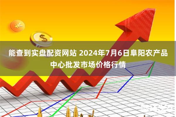 能查到实盘配资网站 2024年7月6日阜阳农产品中心批发市场价格行情