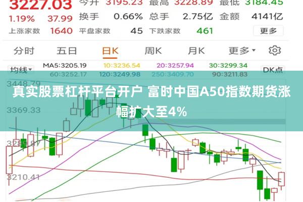 真实股票杠杆平台开户 富时中国A50指数期货涨幅扩大至4%